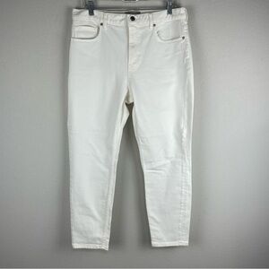 Everlane White High Rise Ankle Jeans Size 32